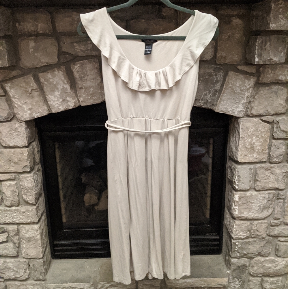 NY&C Ivory stretch dress!